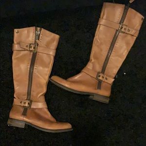 Brown Steve Madden Sonnya boots